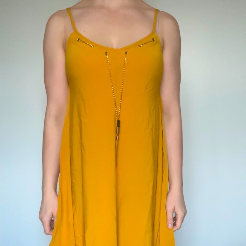 Beautiful Mustard Summer Dress